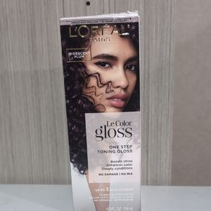 L'Oreal Paris Le Color Gloss Toning Gloss Iridescent Plum Hair Dye